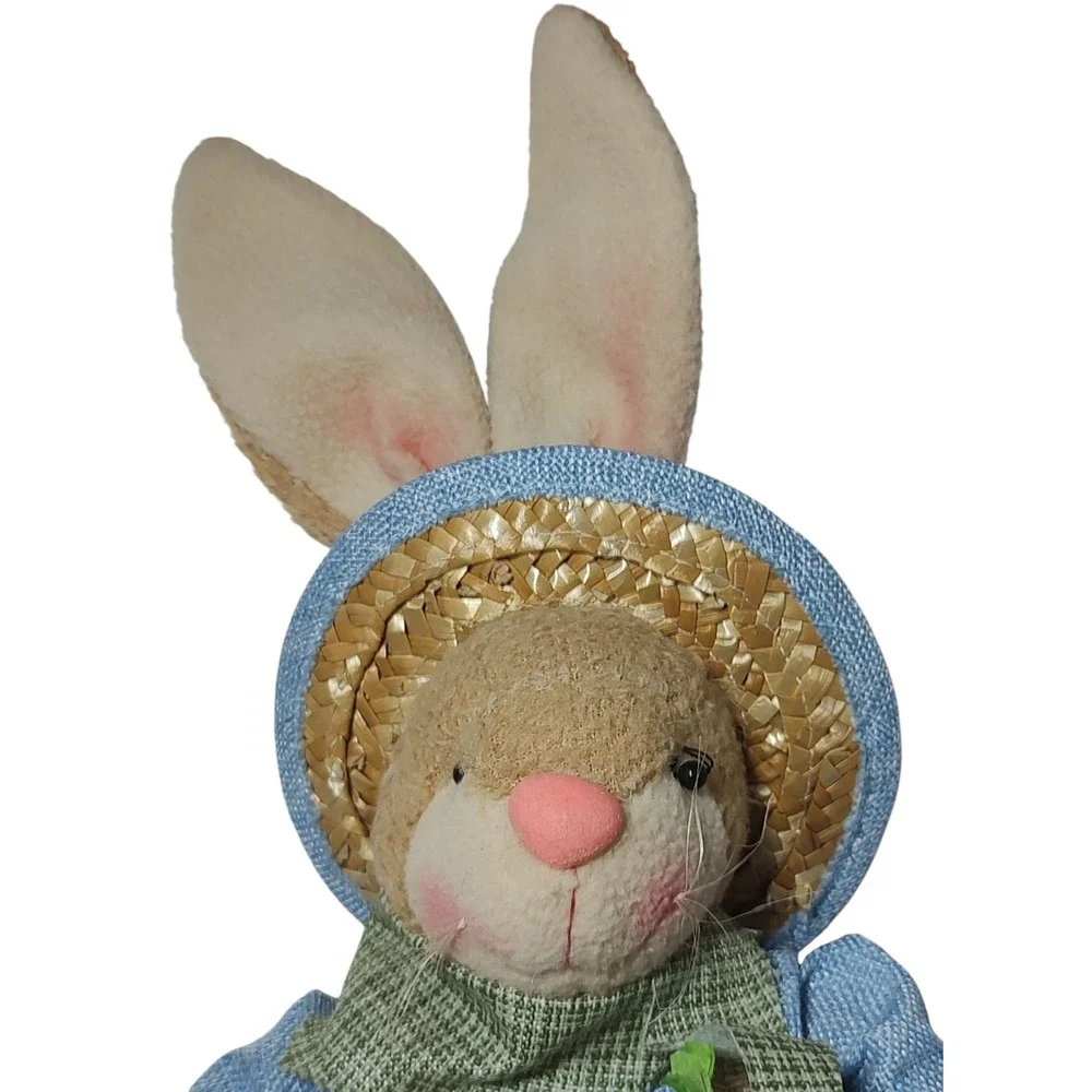 Burton and Burton‎ Plush Easter Bunny Clothing Carrot Hat Sitting Seventeen Inch